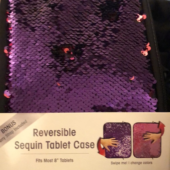 Sparkly Sequin Tablet Case or 8” Purse - Picture 7 of 7